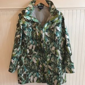 Patagonia Rain Coat, Feather design